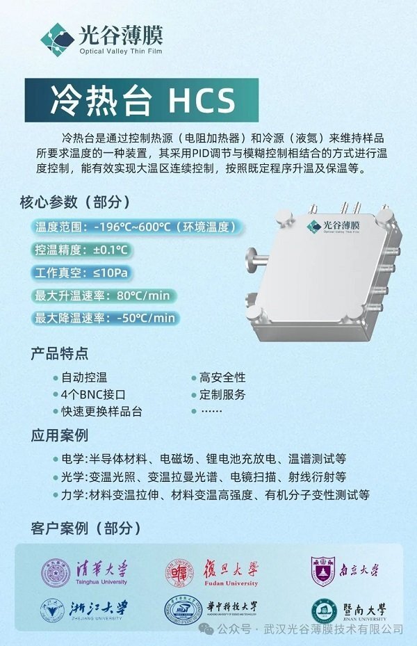 光谷薄膜冷熱臺 HCS